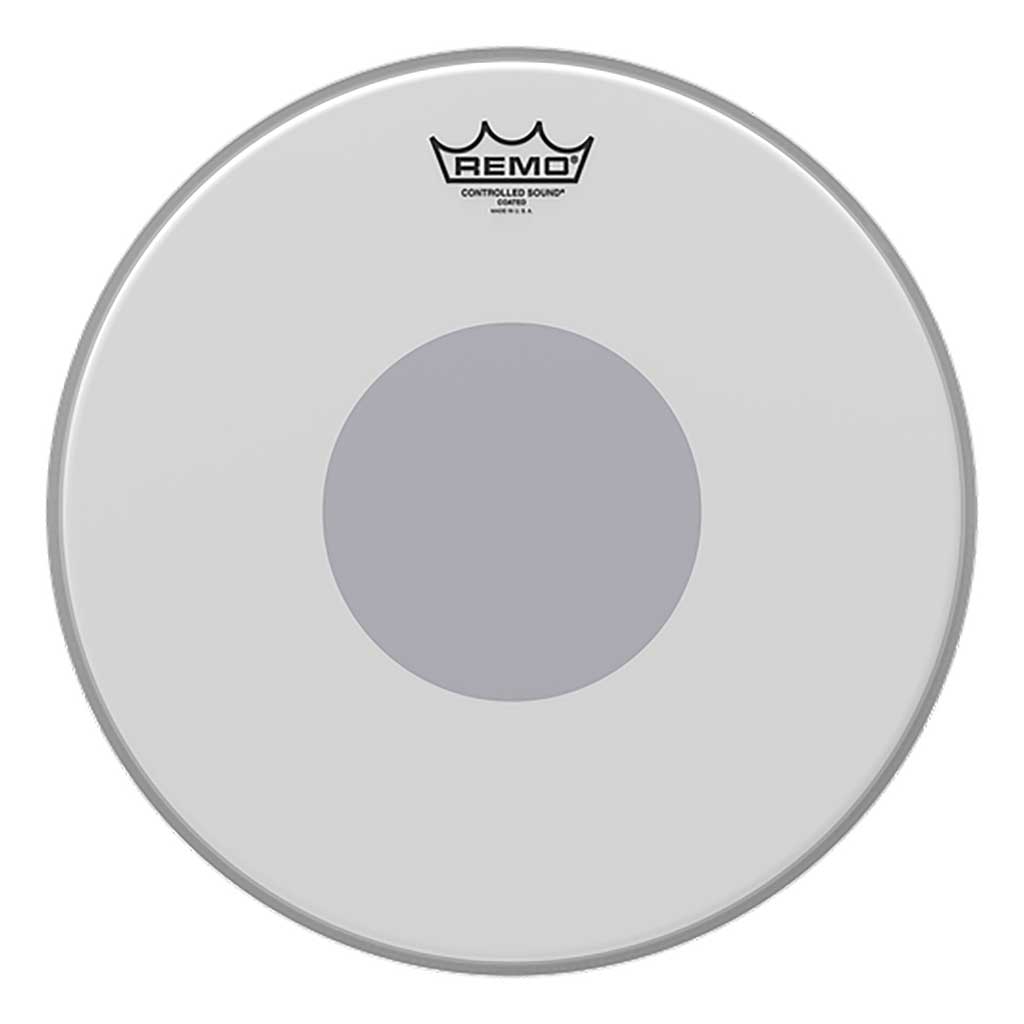 Remo Controlled Sound 14" Coated Black Dot Drum Dead