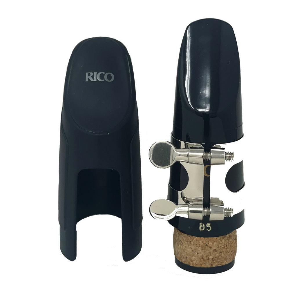 Rico Bb Clarinet Mouthpiece with H Ligature and Cap-Andy's Music