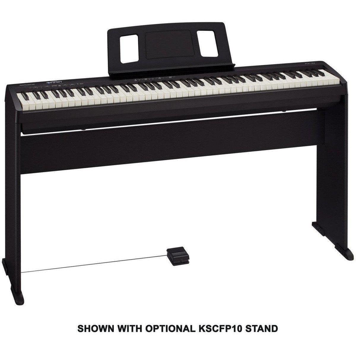 Roland FP-10BK 88-Key Weighted Action Digital Piano - Black