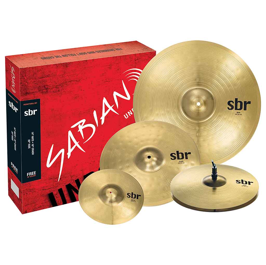 Sabian SBR5003G SBR PROMO SET With Free 10" Splash Cymbal-Andy's Music