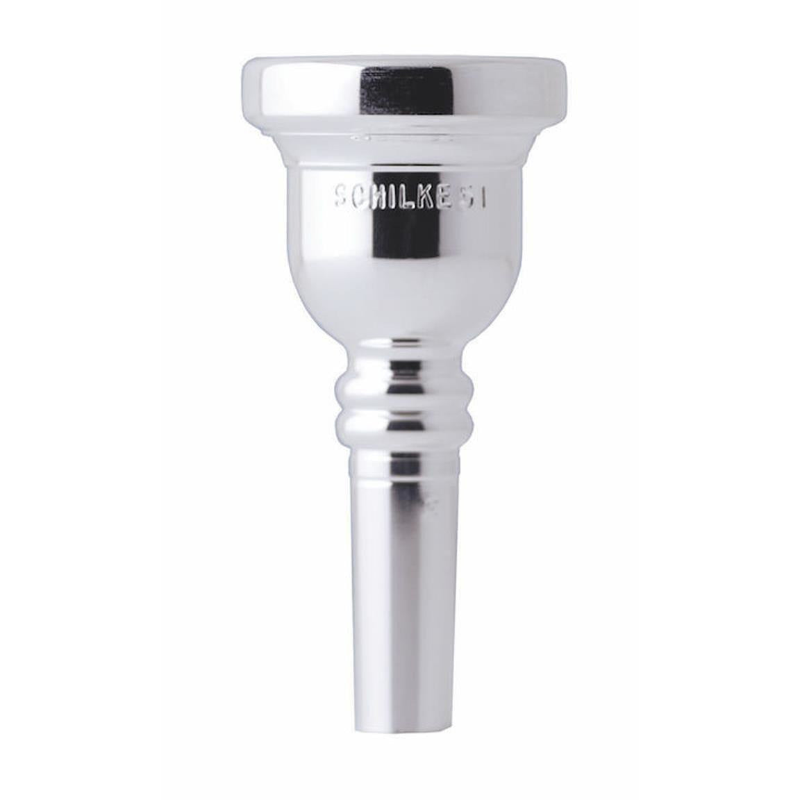 Schilke 51D Silver-Plated Trombone / Euphonium Mouthpieces-Andy's Music