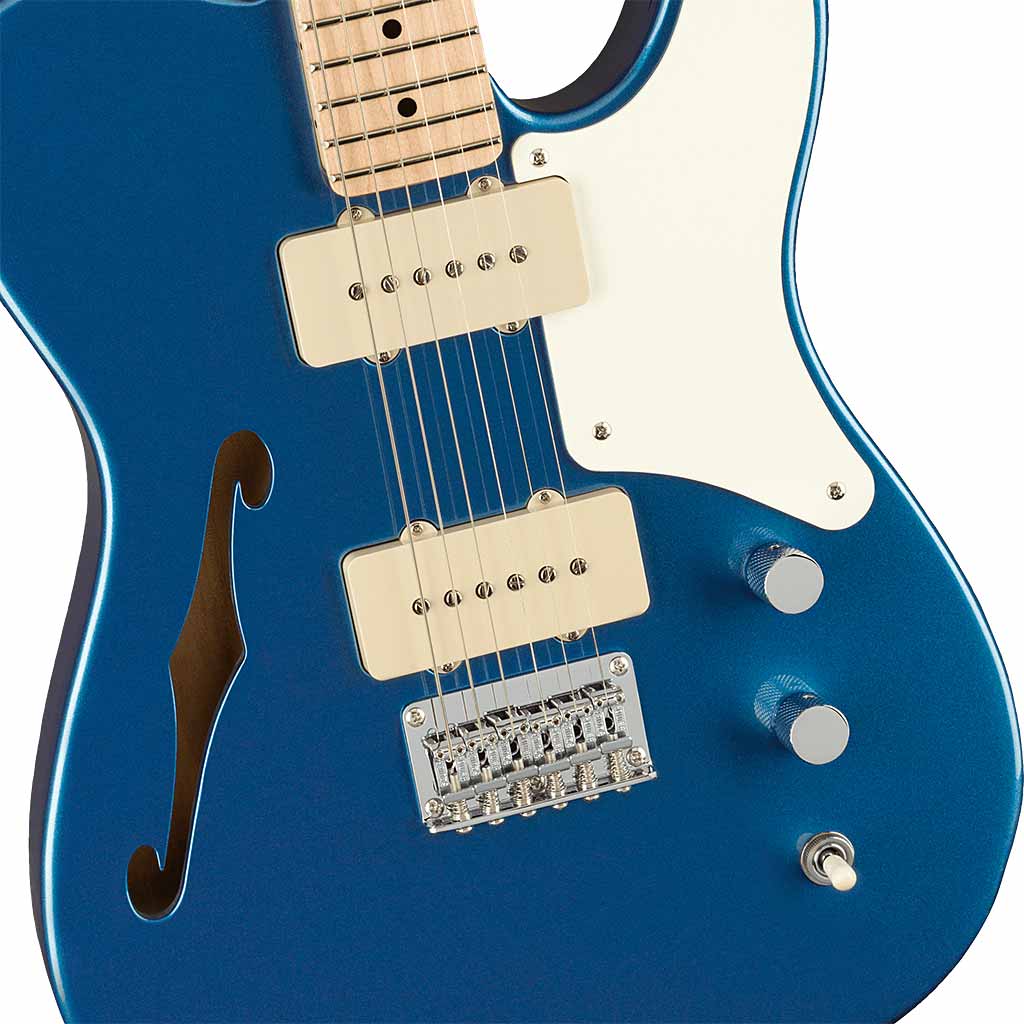 Squier Paranormal Cabronita Telecaster Thinline Electric Guitar-Lake Placid Blue-Andy's Music