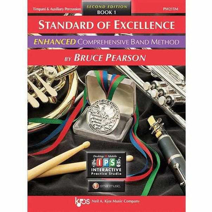 Standard of Excellence Enhanced Band Method Book 1-Timpani Aux Perc-Andy's Music