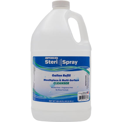 Superslick Steri-Spray Mouthpiece and Multi-Surface Cleaner-Gallon-Andy's Music
