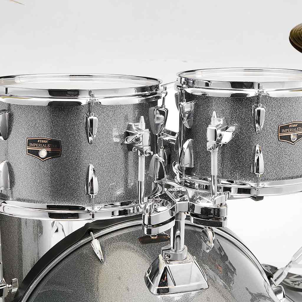 Tama Imperialstar IE52CGXS 5-Piece Complete Drum Set With Cymbals  & TAMA L-Rod and Omnisphere  tom holder system