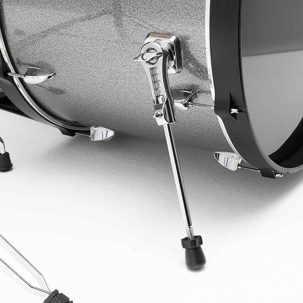 Tama Imperialstar IE52CGXS 5-Piece Complete Drum Set With Cymbals, Chrome Hardware, Galaxy Silver