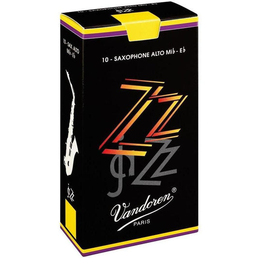 Vandoren Alto Sax Reeds 10-Pack ZZ 3.5, SR413-Andy's Music