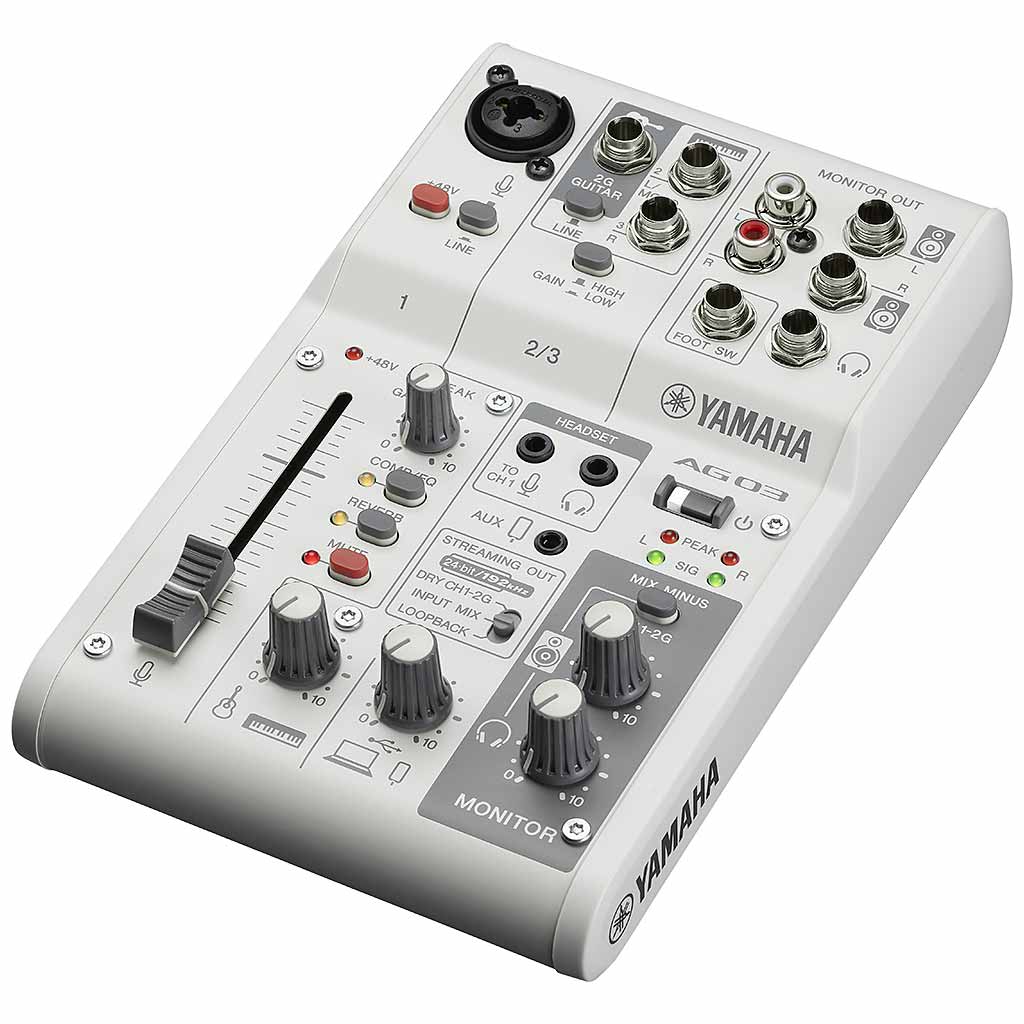 Yamaha AG03MK2 Live Streaming Mixer and USB Audio Interface-Andy's Music