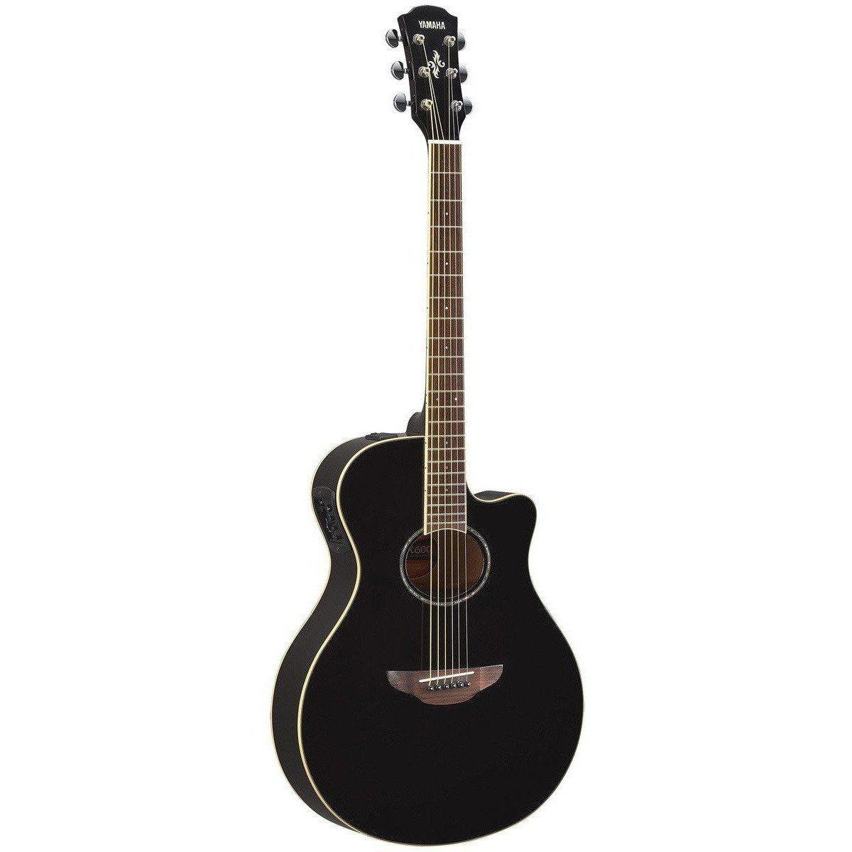 Yamaha APX600 Acoustic Electric Thin Body Guitar-Black-Andy's Music