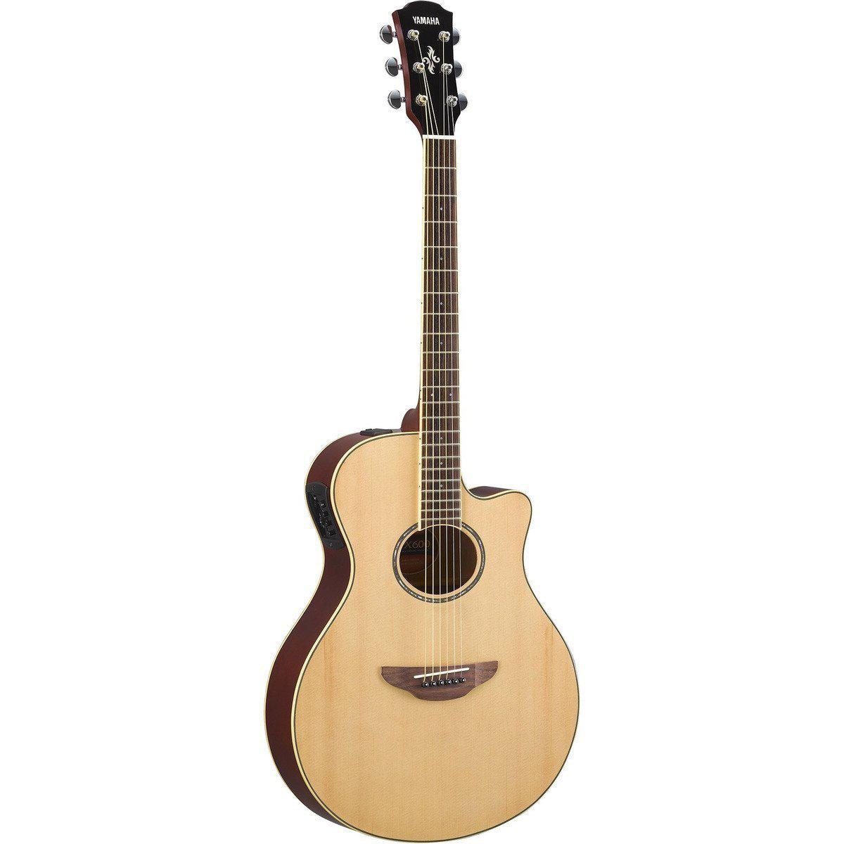Yamaha APX600 Acoustic Electric Thin Body Guitar-Natural-Andy's Music