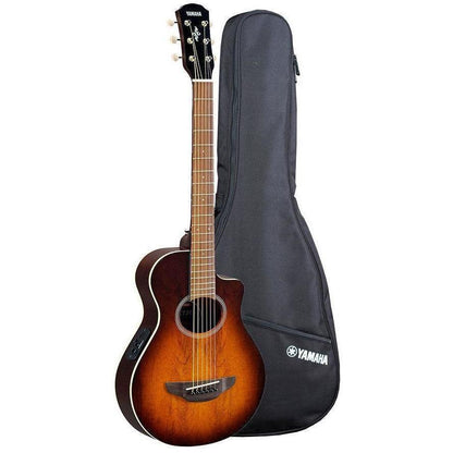 Yamaha APXT2 3/4 Size Acoustic Electric Guitar With Bag-Exotic Wood Tobacco Sunburst-Andy's Music