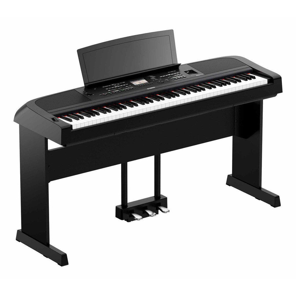 Yamaha DGX-670 Digital Piano 88 Weighted Keys-Black-With Stand & Pedals-Andy's Music