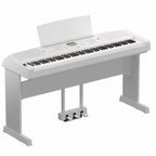 Yamaha DGX-670 Digital Piano 88 Weighted Keys-White-With Stand & Pedals-Andy's Music