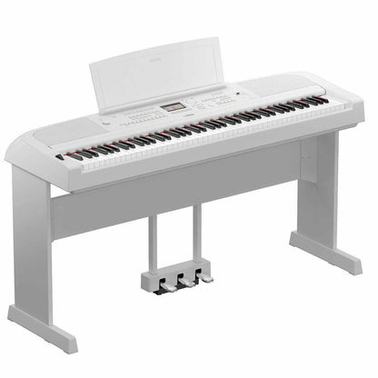 Yamaha DGX-670 Portable Grand Digital Piano-White-With Stand & Pedals-Andy's Music