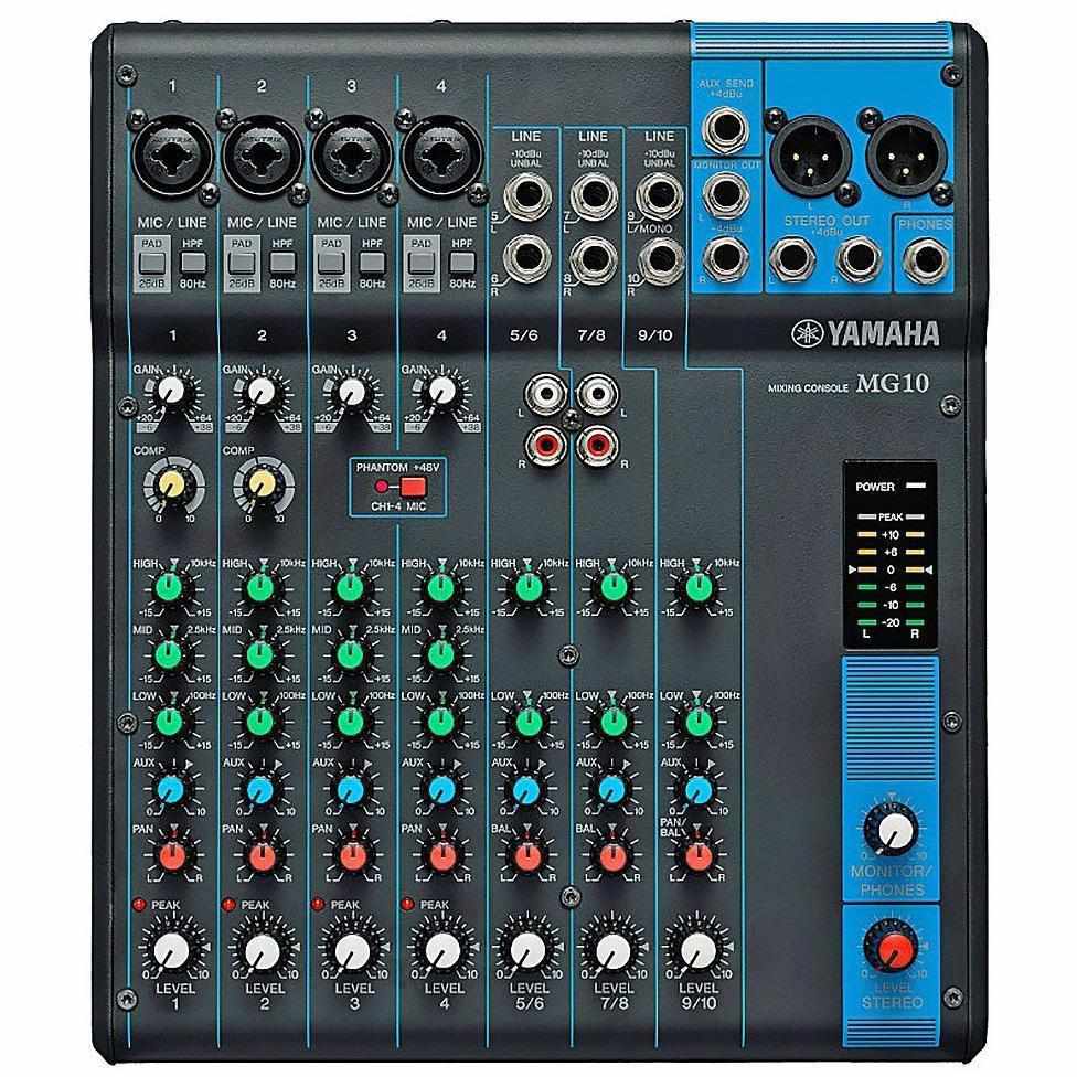 Yamaha MG10 10-Channel Stereo Mixer – Andy's Music