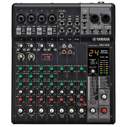 Yamaha MG10X CV 10-Input Audio Mixer With SPX Effects-Andy's Music