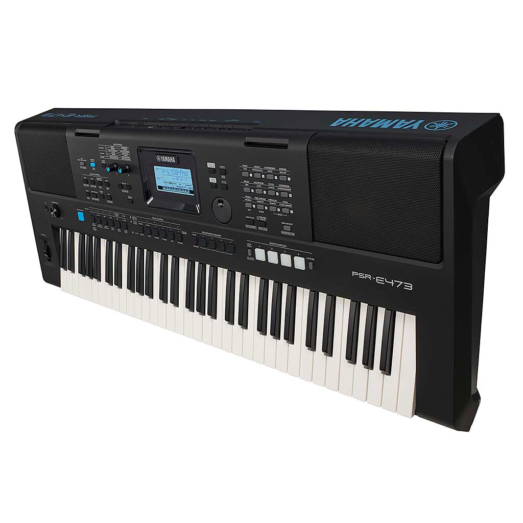 Yamaha PSR-E473 Portable Keyboard With 61 Touch Sensitive Keys-Andy's Music