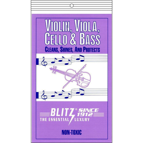 Blitz 333 Violin, Viola, Cello, and Bass Care Cloth