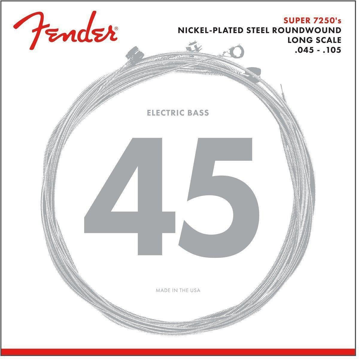 Fender 7250 Bass Strings 45-105 Long Scale-Andy's Music