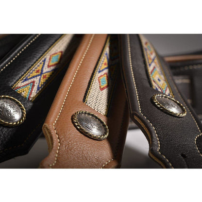 Franklin Southwest Padded Leather Guitar Strap-Andy's Music