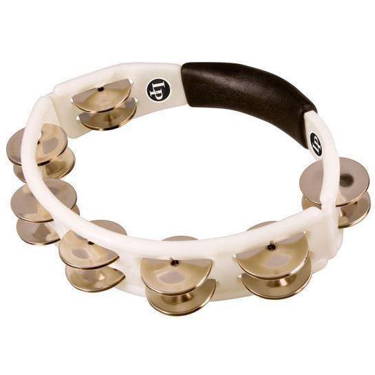 LP152 Cyclops Jingle Tambourine, White-Andy's Music