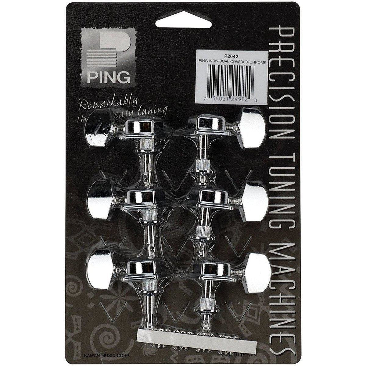 Ping Economy Covered Chrome Guitar Tuning Machines-Andy's Music