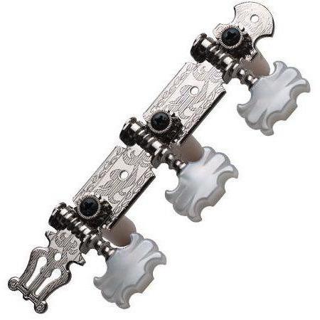 Ping Nickel Lyra Plate Butterfly Button Machine Heads