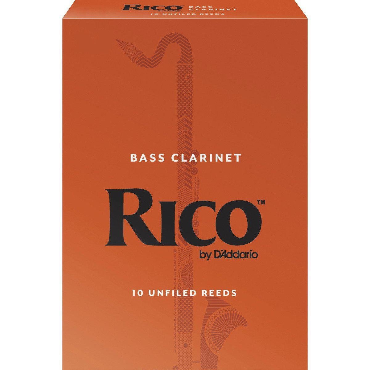Rico Bass Clarinet Reeds 10-Pack-Andy's Music