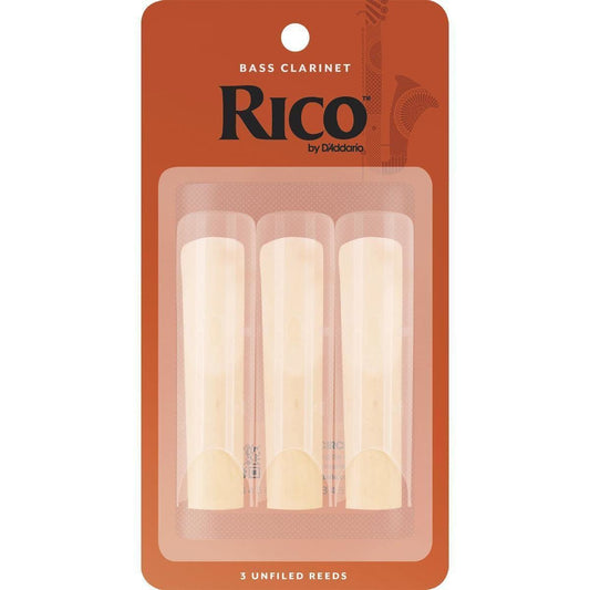 Rico Bass Clarinet Reeds 3-Pack-Andy's Music