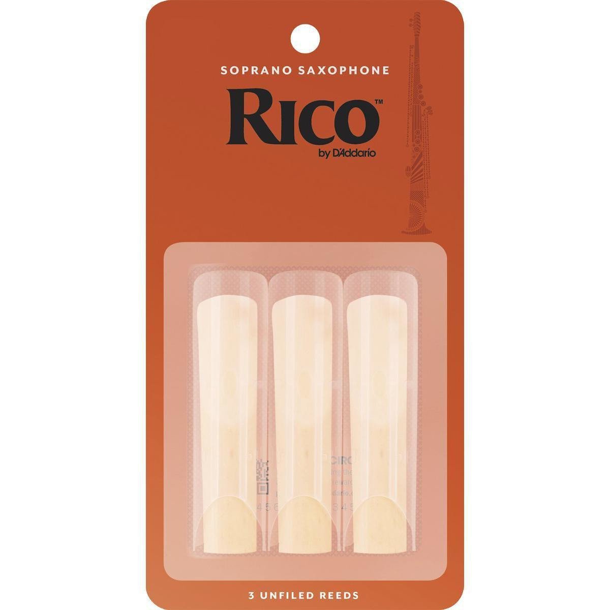 Rico Soprano Sax Reeds 3-Pack-Andy's Music