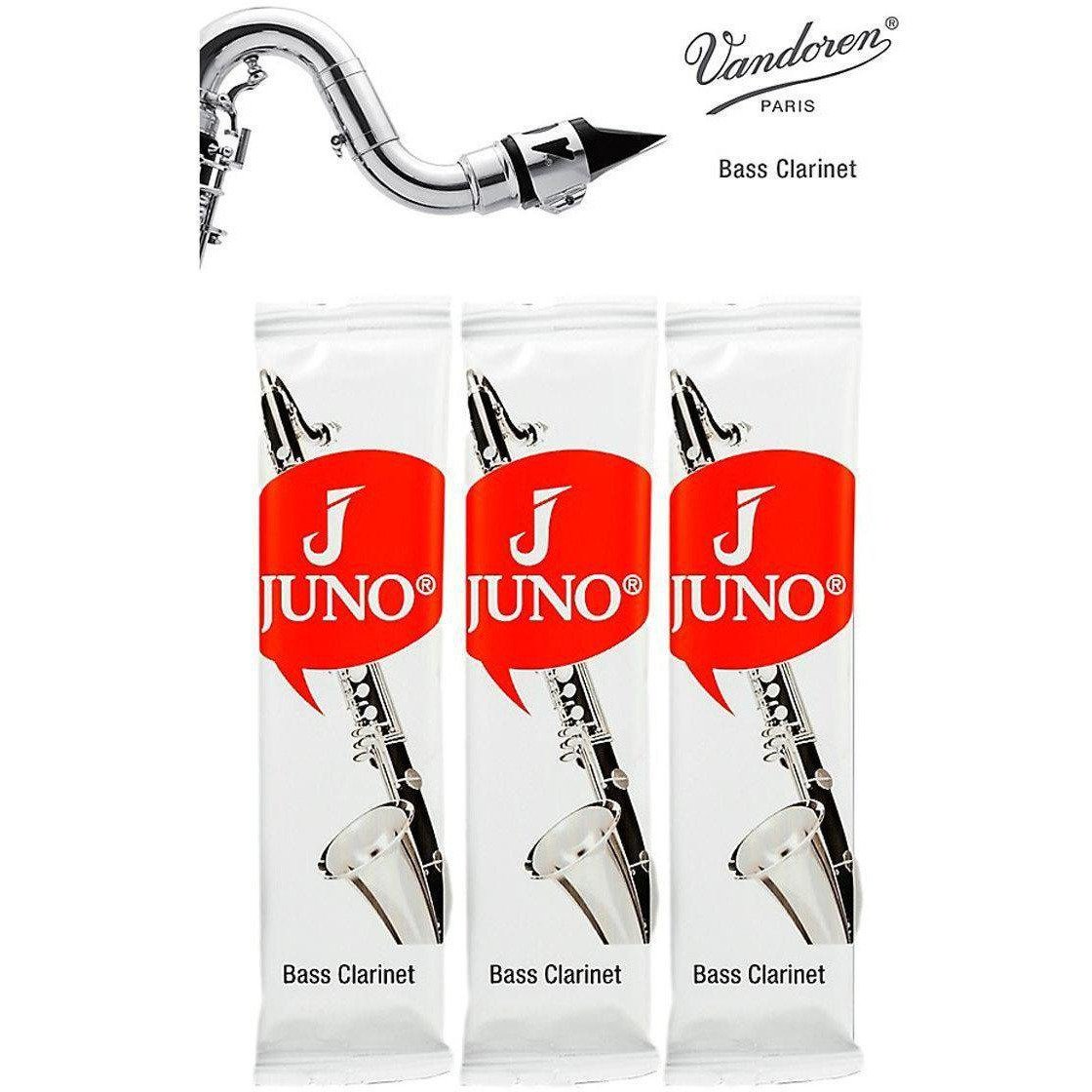 Vandoren Juno Bass Clarinet Reeds 3 Pack-Andy's Music