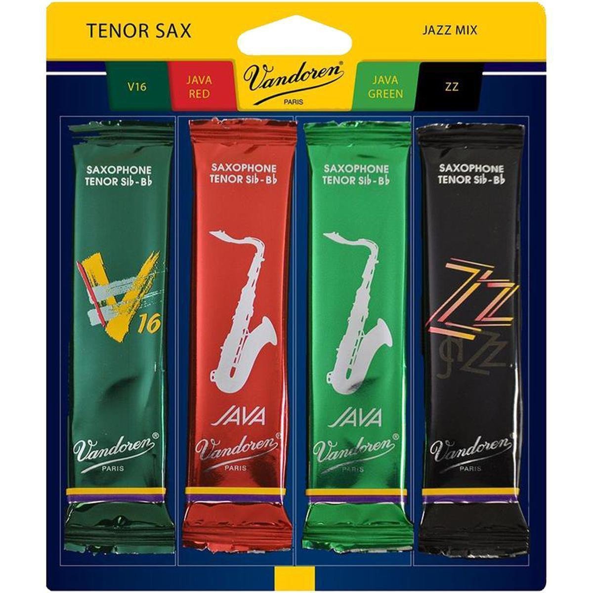 Vandoren Tenor Sax Jazz Reed Mix Pack-Andy's Music